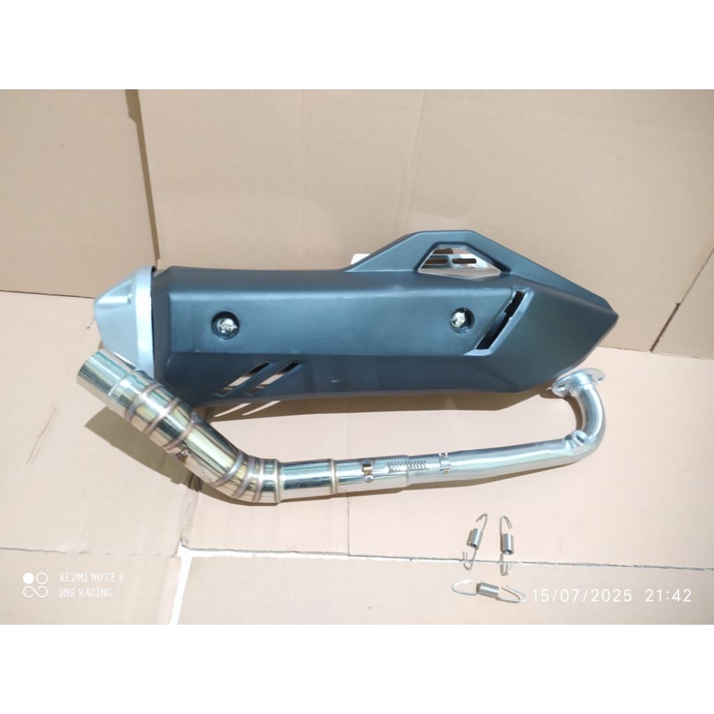 KNALPOT SETANDAR ADEM PCX 150 160 AEROX 155  VARIO ADV 150 160 NMAX 155