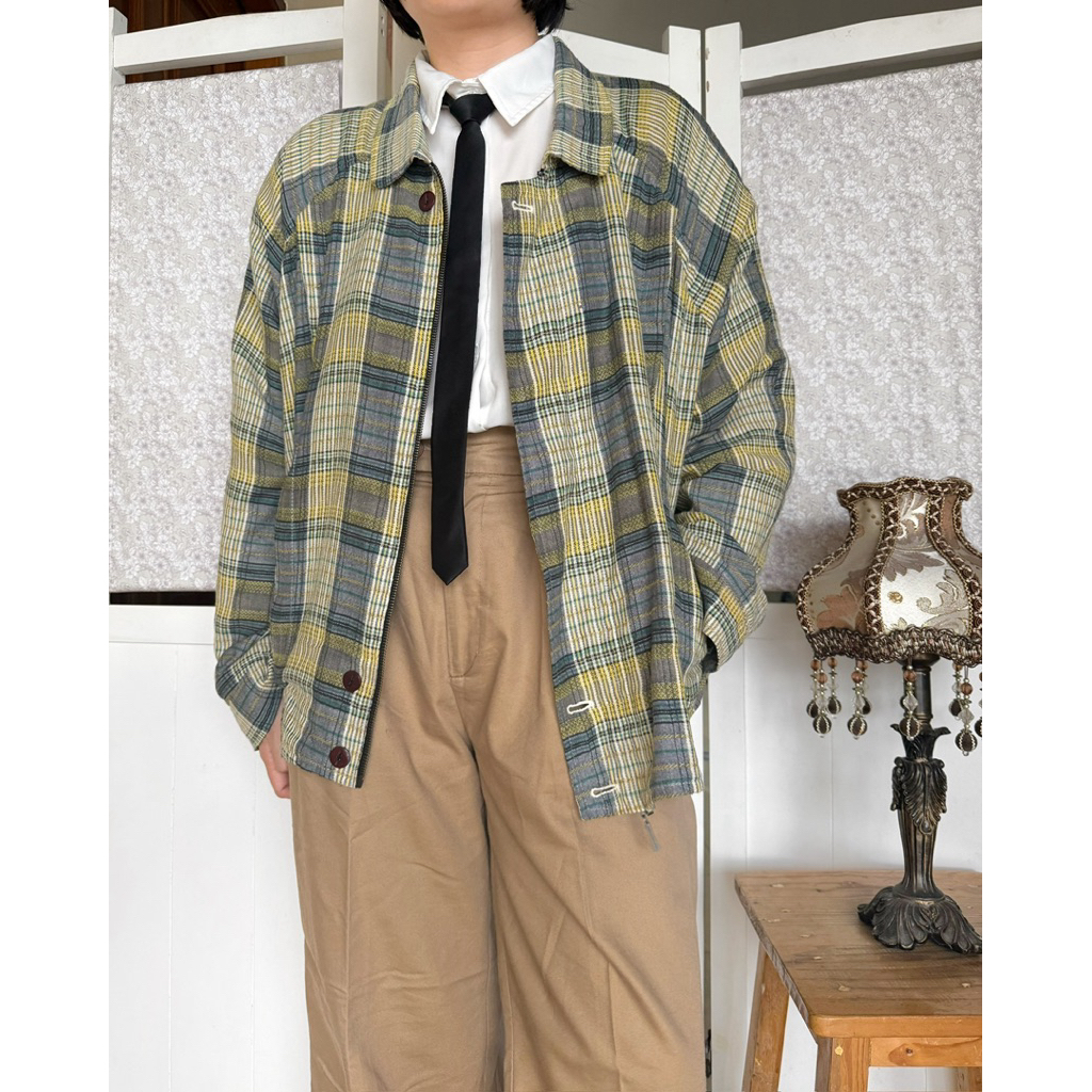 Vintage Plaid Jacket