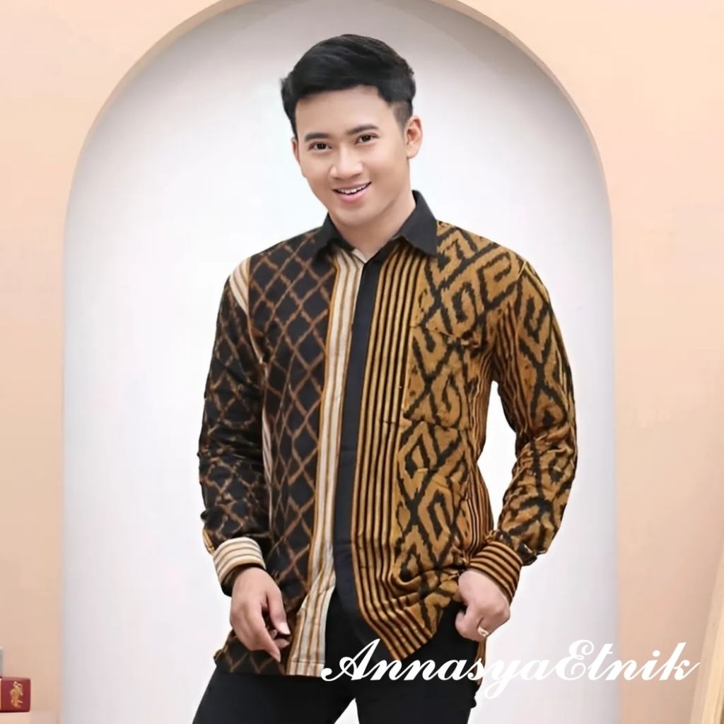 KEMEJA BATIK TENUN PRIA. KEMEJA BATIK PRIA. BAJU BATIK TENUN PRIA.BAJU BATIK PRIA. KEMEJA BATIK TENU