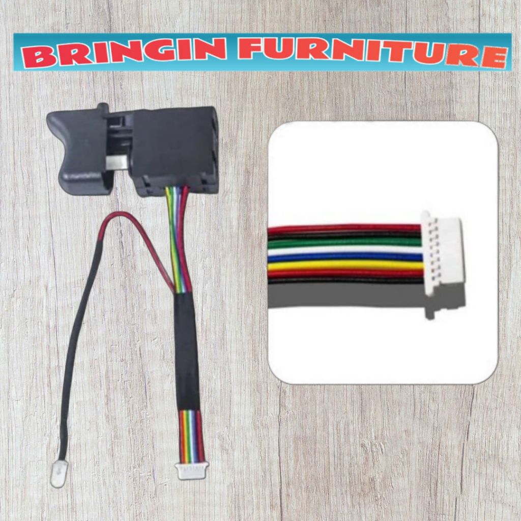 Saklar Impact Wrench Kamolee 520NM 1200NM Switch Trigger Impact Wrench Brushless