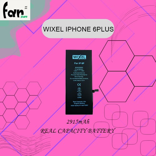 WIXEL BATRE Double Power Handphone Iphone 6+ 6 PLUS Batre Batrai Battery Dual Double Power HP Apple 
