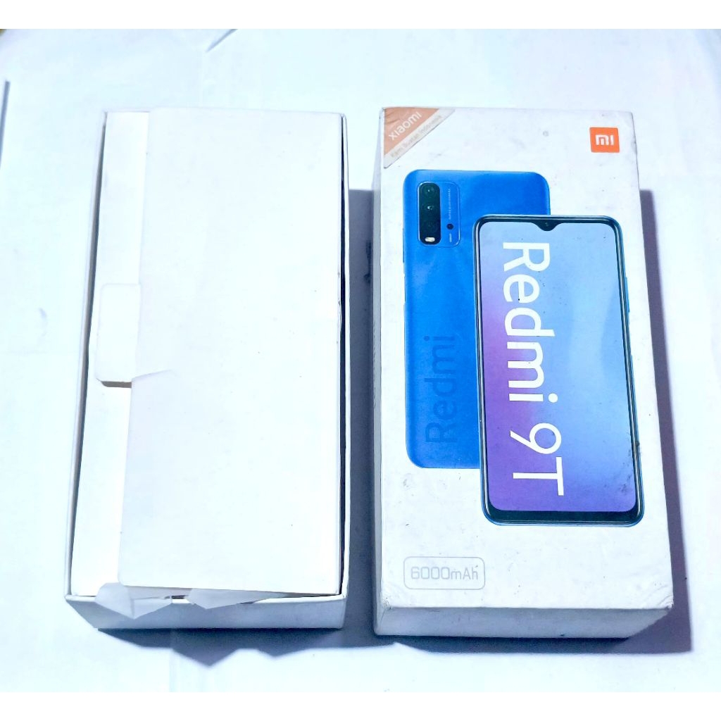 KARDUS DUS BOX HP REDMI 9T KONDISI SESUAI DI FOTO