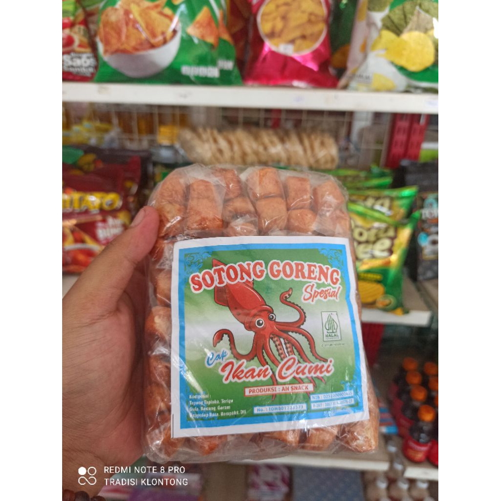 Sotong goreng / Basreng sotong isi 18 pcs