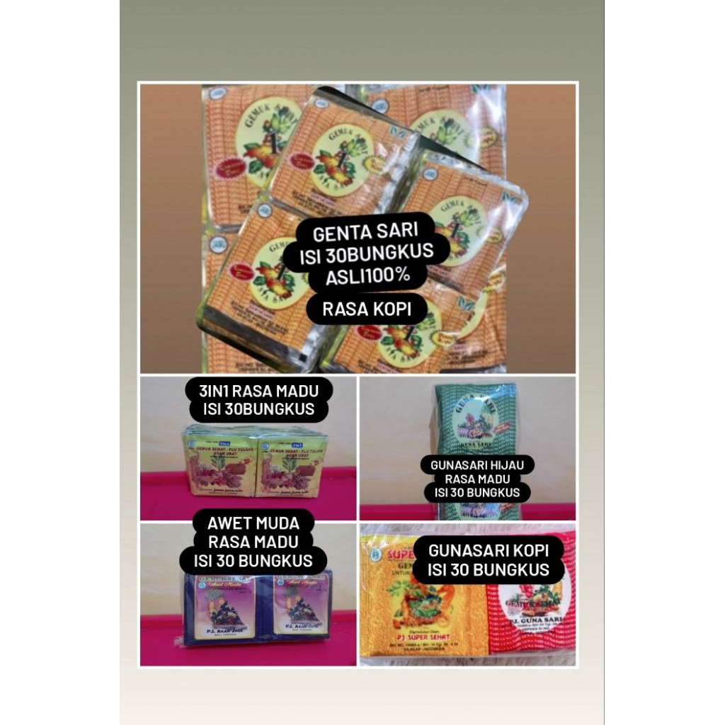 sari GUNA merah 30's