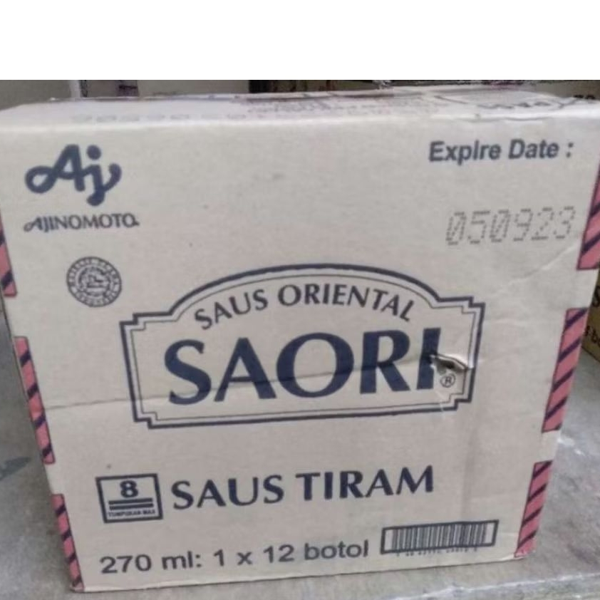 Saori saos tiram 12 x 270ml dus / ajinomoto saori saus tiram isi 12 x 270ml