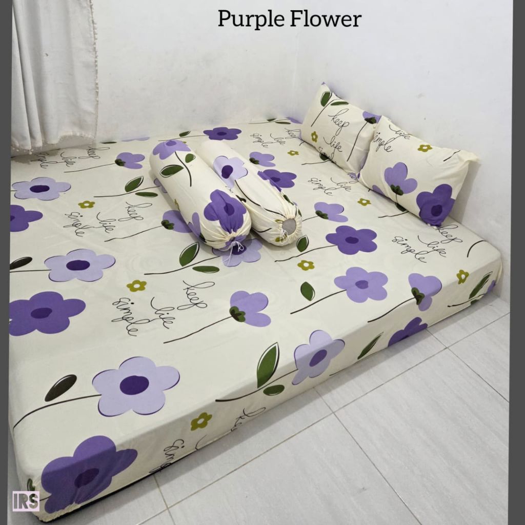 SPREI HOMEMADE MOTIF PURPLE FLOWER