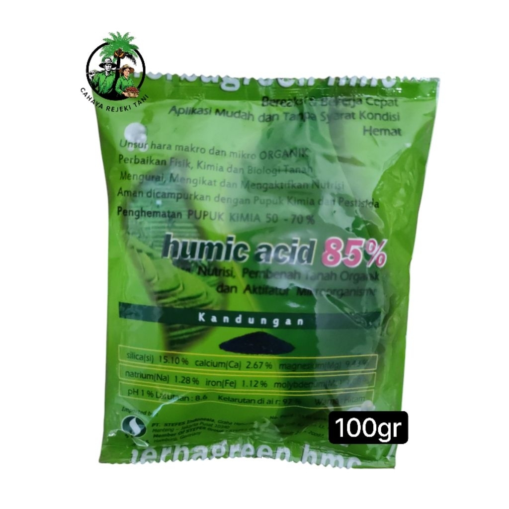 Humic Acid 85% Nutrisi pembenah tanah organik 100gram