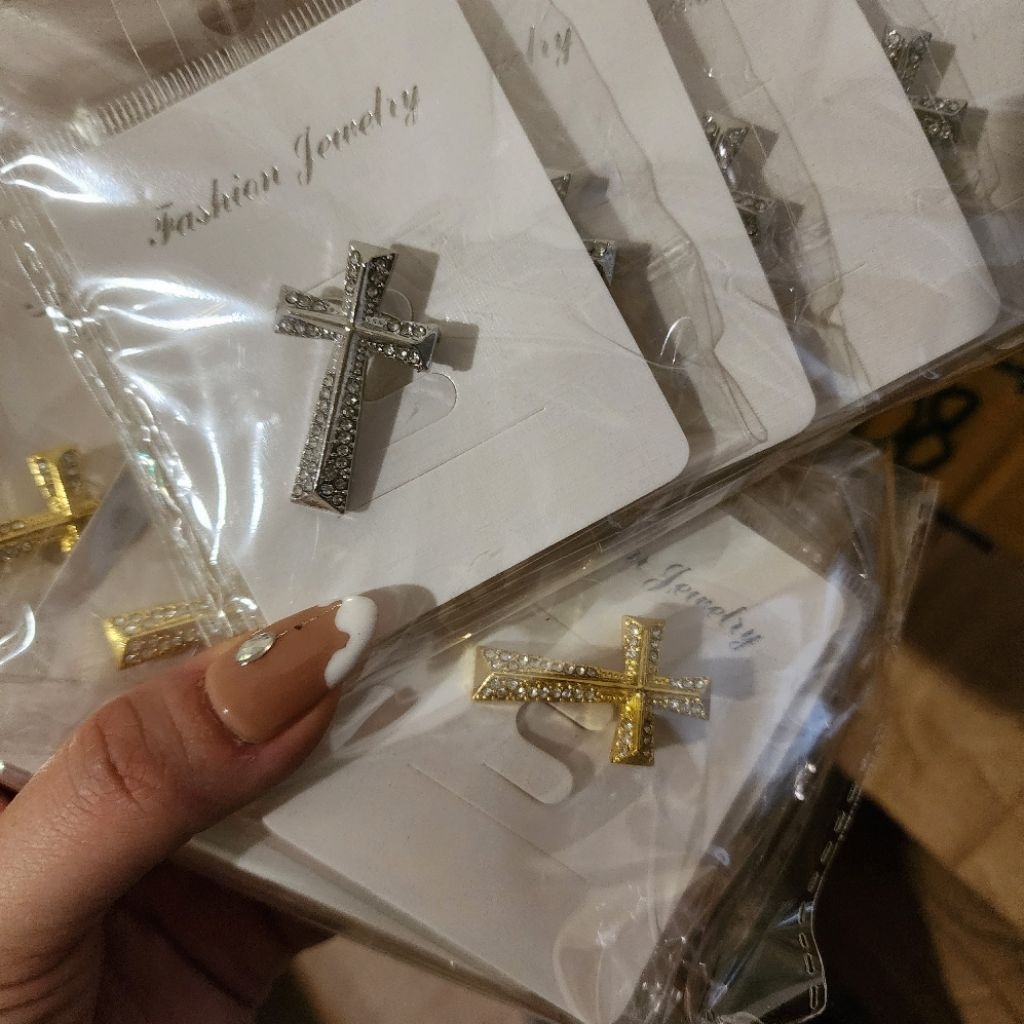 Bros Salib Mata Pin Salib Mata Mata