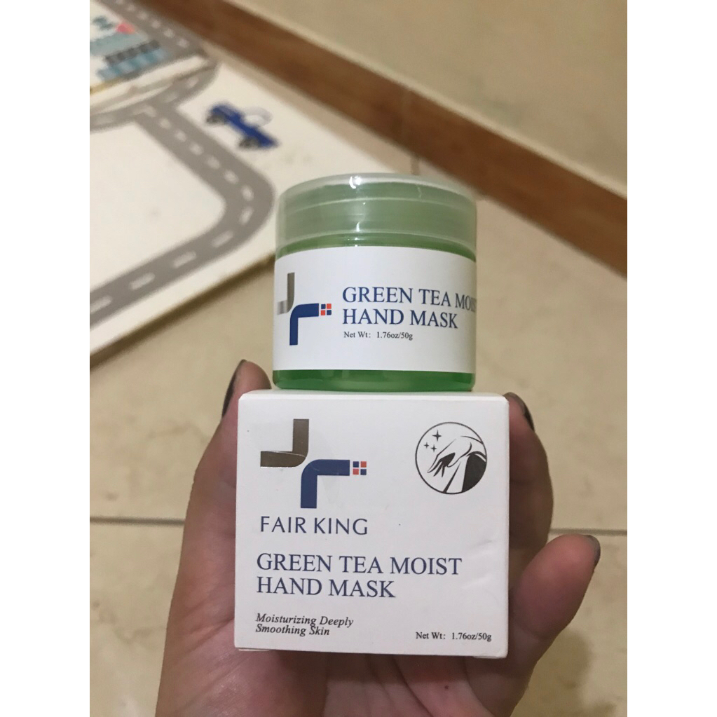 fair king hand mask green tea 50gr