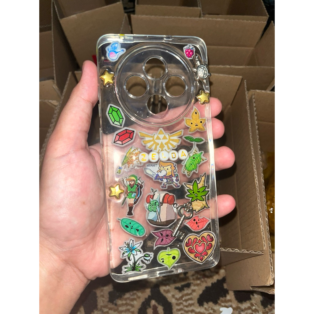 Hardcase Custom Stiker Foto + nama Resin / Hardcase Resin Stiker Custom