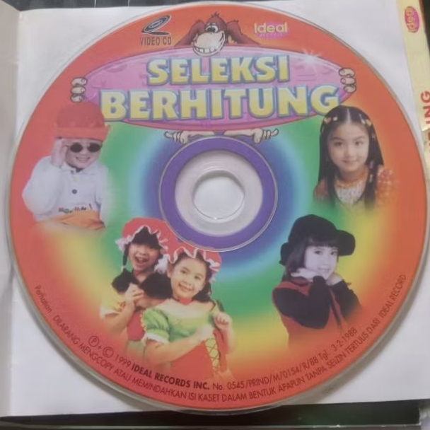 VCD Original Music Seleksi Hitung - Papa T Bob No Cover
