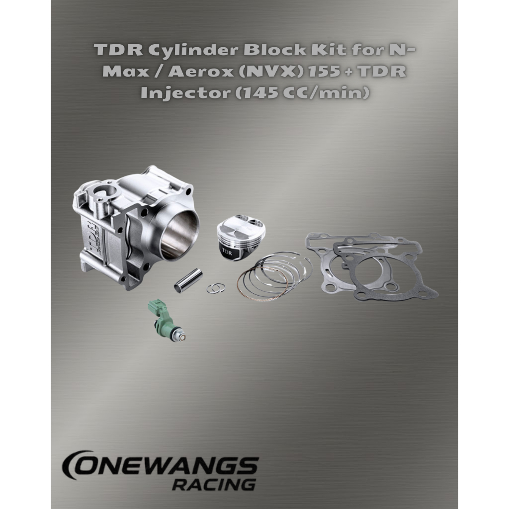 TDR Blok Bore up Ceramic N-Max / All New Aerox 183c + Injector TDR