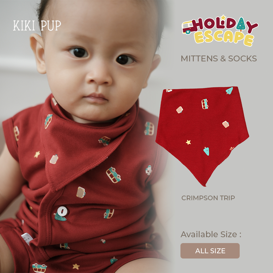 KIKI PUP - Bib (Holiday Escape) - Celemek Bayi