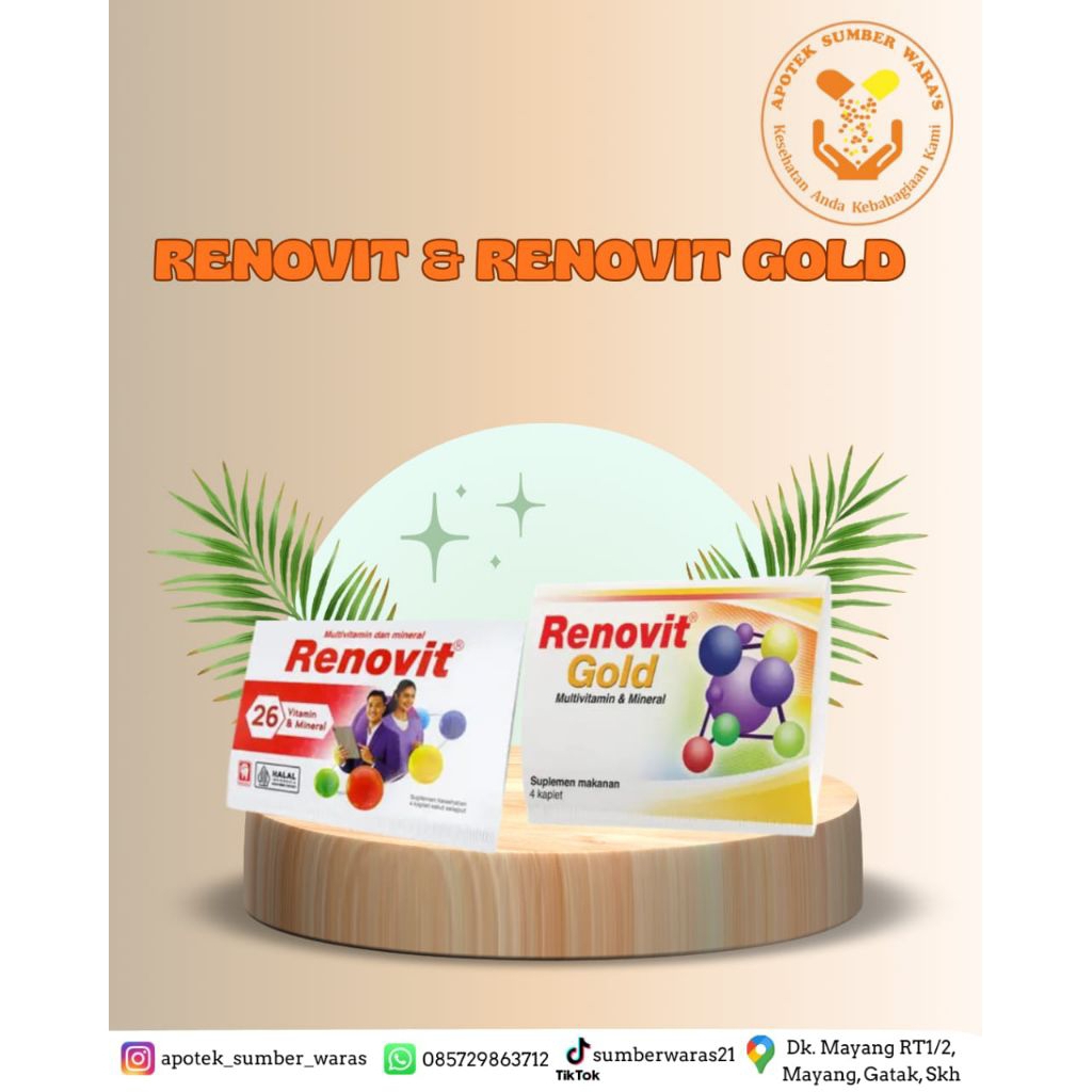 RENOVIT & RENOVIT GOLD 1STRP ISI 4 TABLET