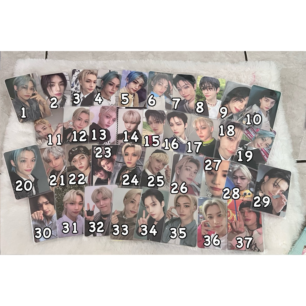 [SERBA 20K] STRAYKIDS  PHOTOCARD OFFICIAL FELIX HYUNJIN ALBUM POB MAXIDENT 5STAR ODDINARY