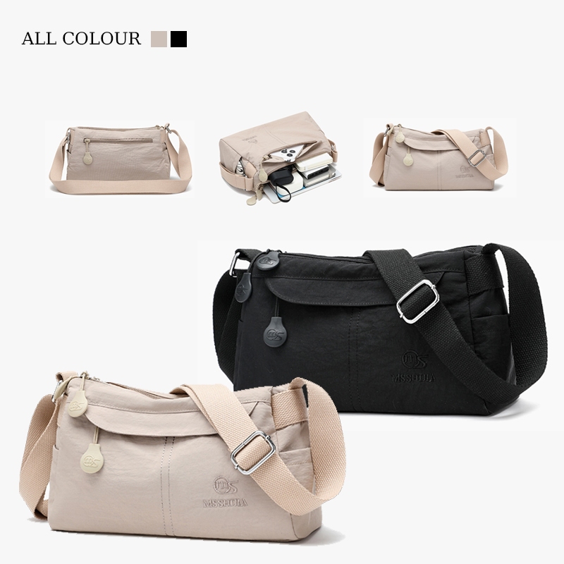 Tas Wanita Multi-kompartemen Tas Selempang Kapasitas Besar Tas Selempang Wanita Tas Bahu Wanita Tas 