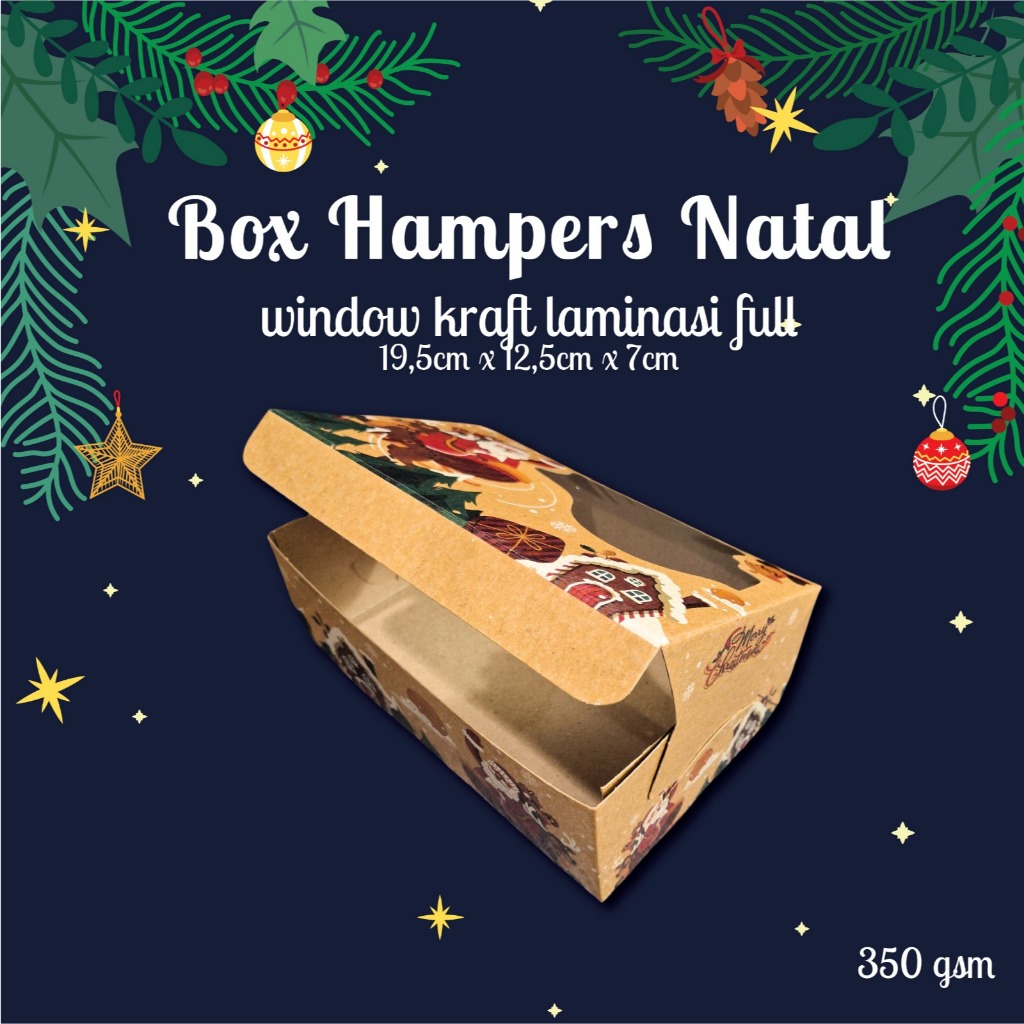 Box Natal/Christmas Box/Christmas hampers/Dus Natal uk 19,5x12,5x7 craft window