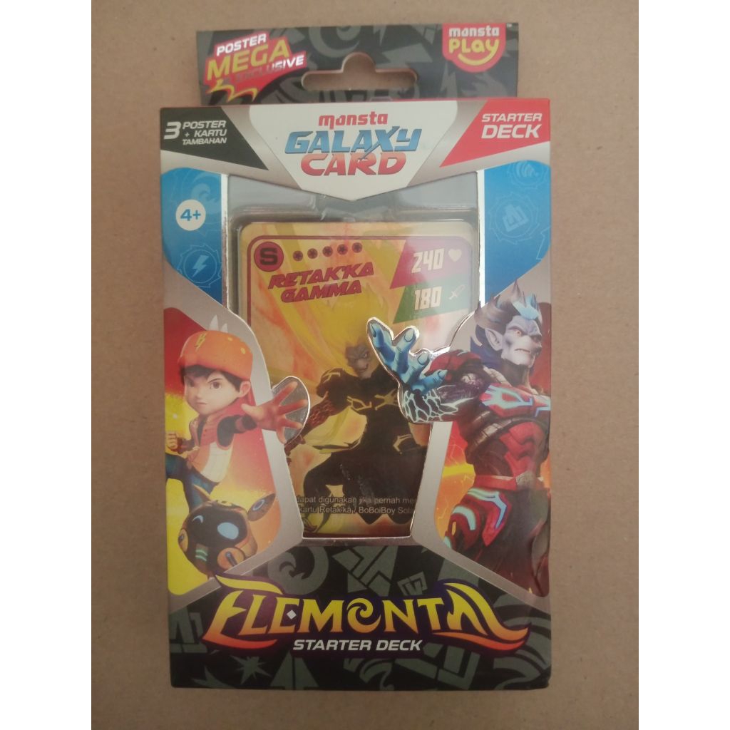 Starter Deck Elemental Monsta Galaxy Card Indonesia