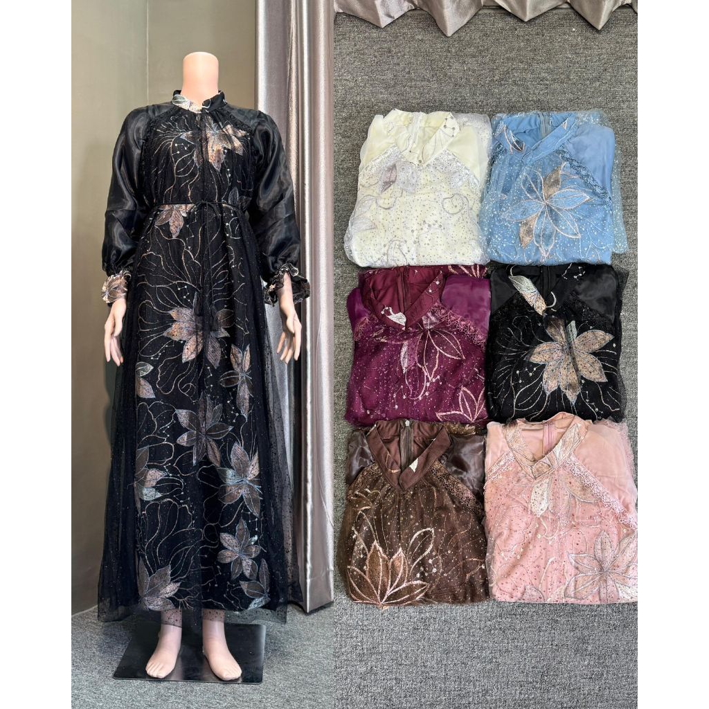 lyliara brokat dress || dress kondangan simple || lyliara dress || dress kekinian