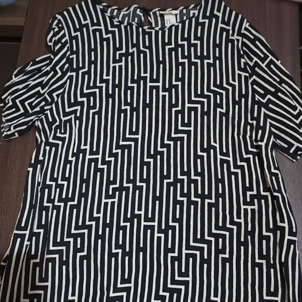 blouse wanita hmm hitam motif baju atasan