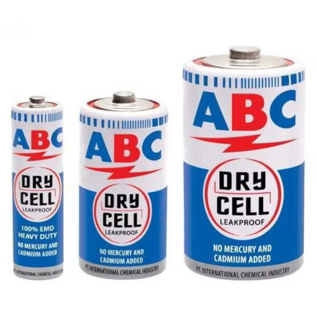 Baterai Batere Batery ABC Size C R-14/ Size D R-20 Isi 2 Pcs