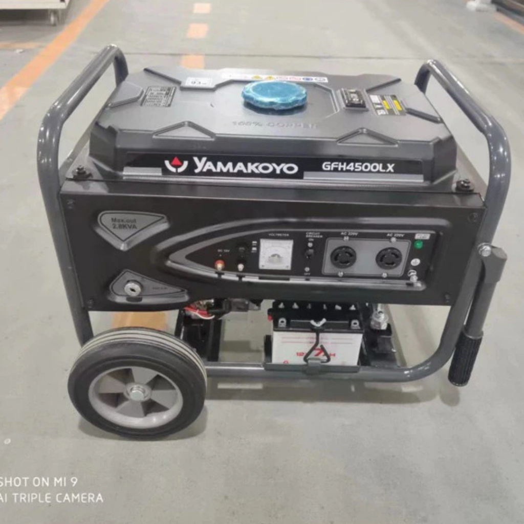 GENERATOR GENSET YAMAKOYO STARTER TEMBAGA ASLI GFH4500L 2800watt