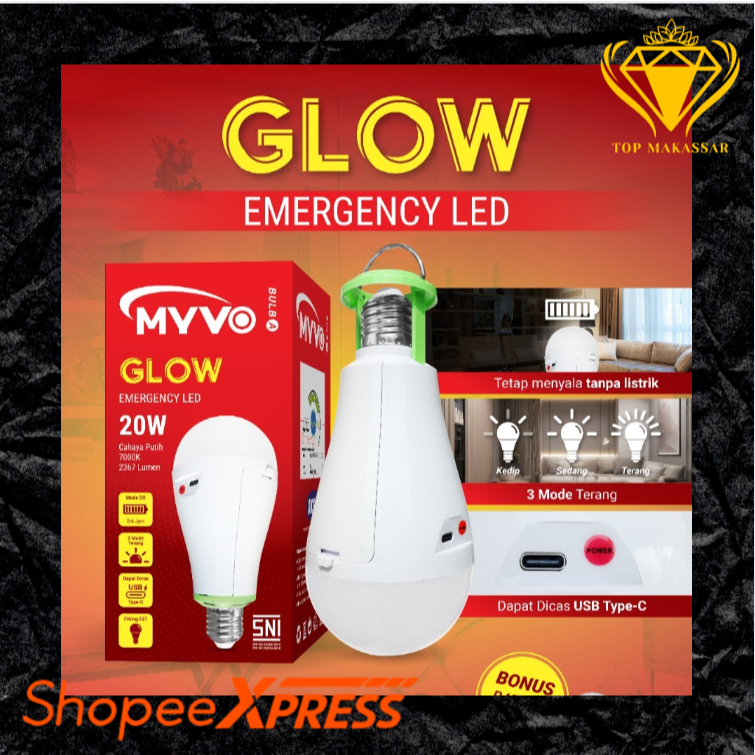 MYVO LED EMERGENCY GLOW 20W