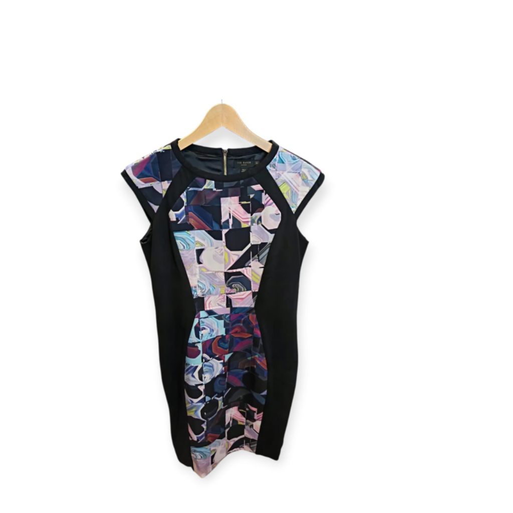 Ted Baker Black Floral Mini Dress