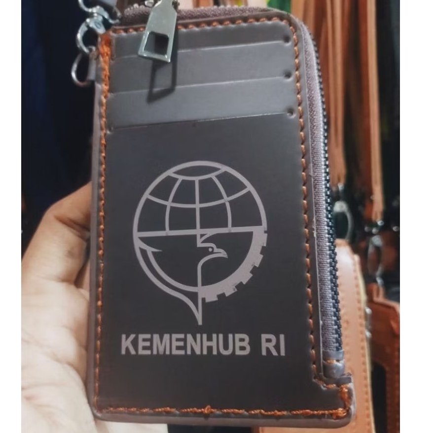 Lanyard id card Kemenhub RI gantungan+dompet id card Kemenhub berkualitas tinggi