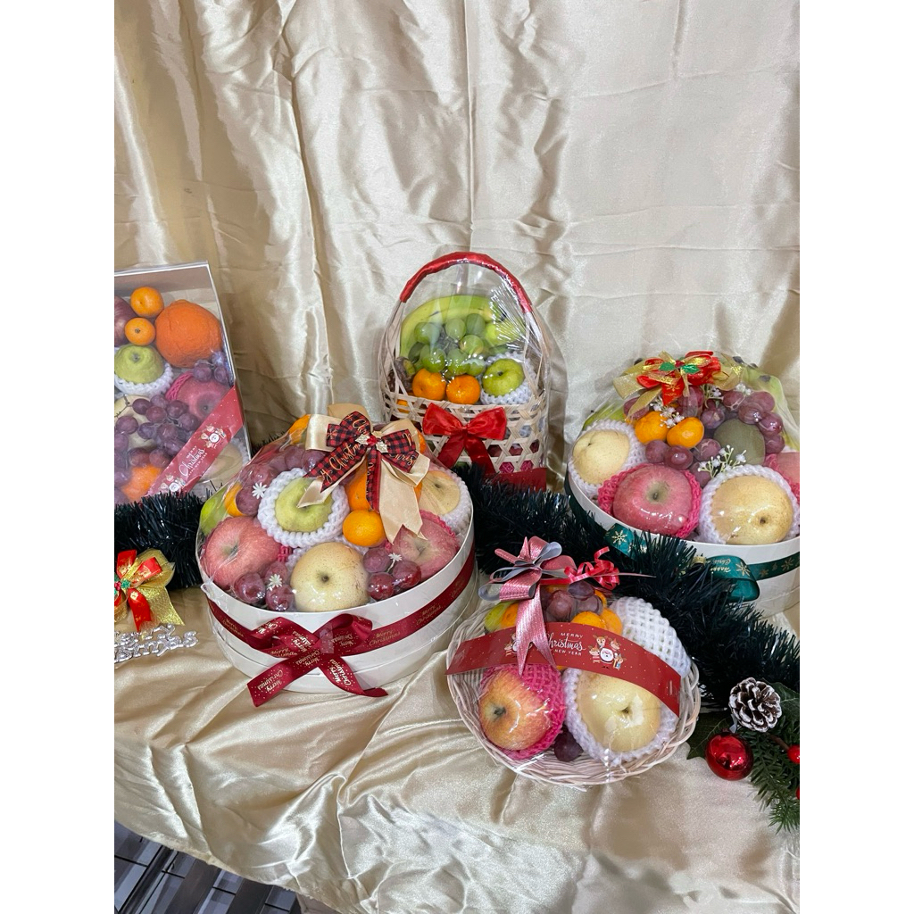 hampers buah parcel buah natal christmas box parcel instant surabaya sidoarjo