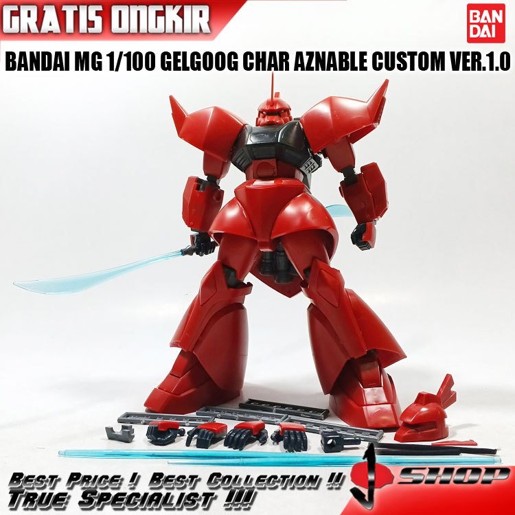 BANDAI MG 1/100 GELGOOG CHAR AZNABLE CUSTOM VER.1.0  MG2048