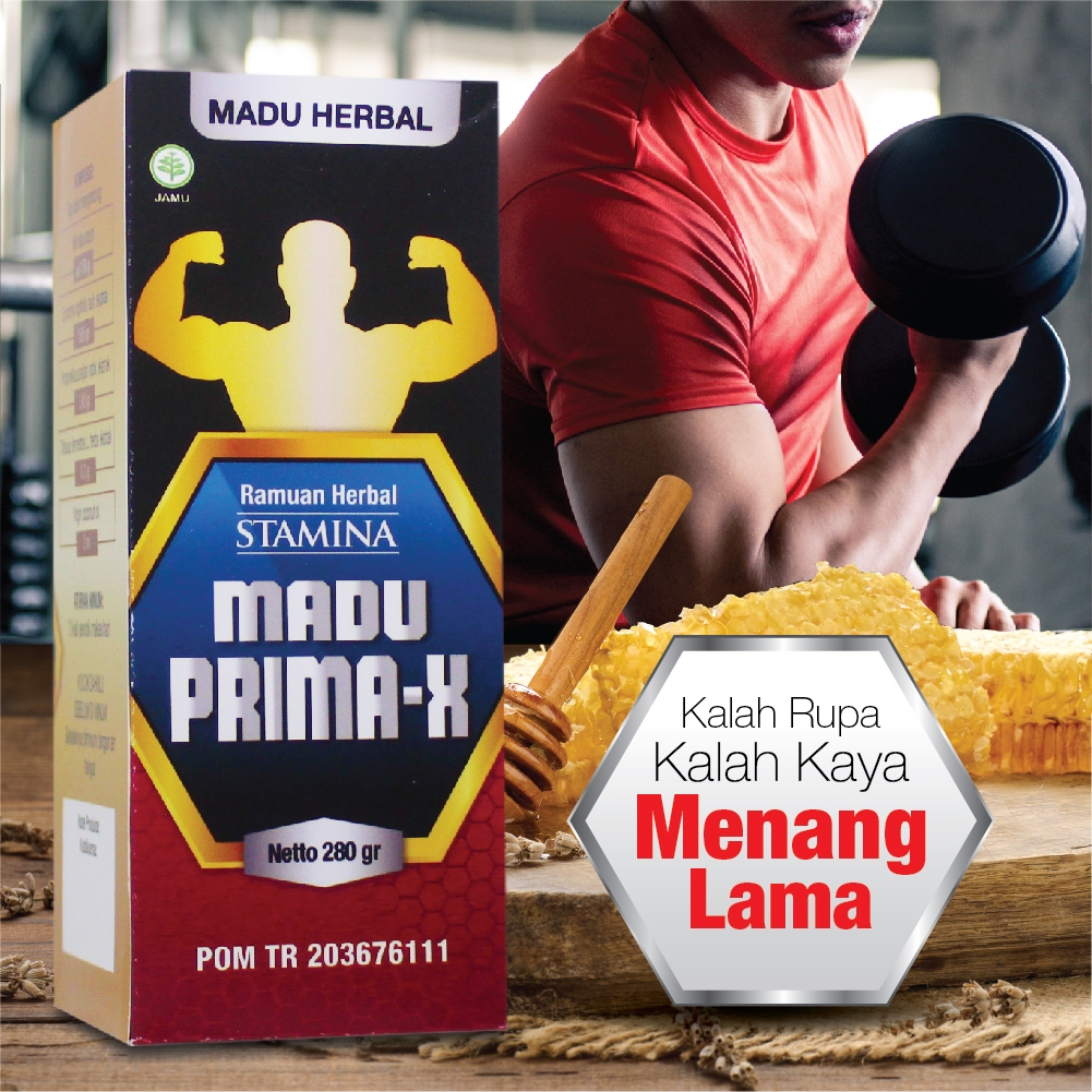 Stamina Laki Laki Herbal Madu Prima X Kuat Tahan Lama Dewasa Ampuh Bpom Original 280 Gr