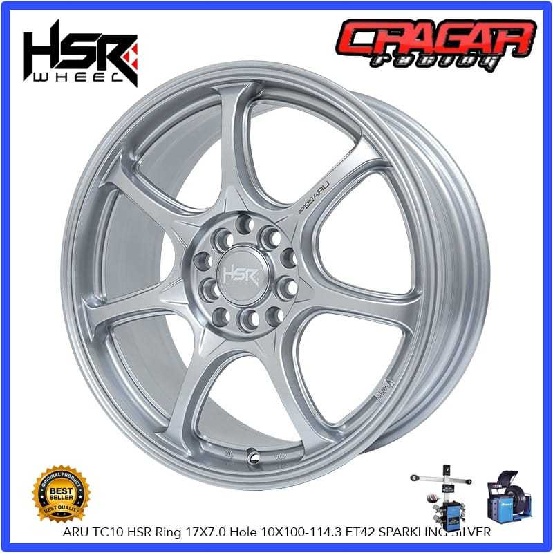 Velg Mobil Original Hsr Aru Tc01 R17 Lubang 5 Untuk Xpander Brv Civic Camry Accord Dll