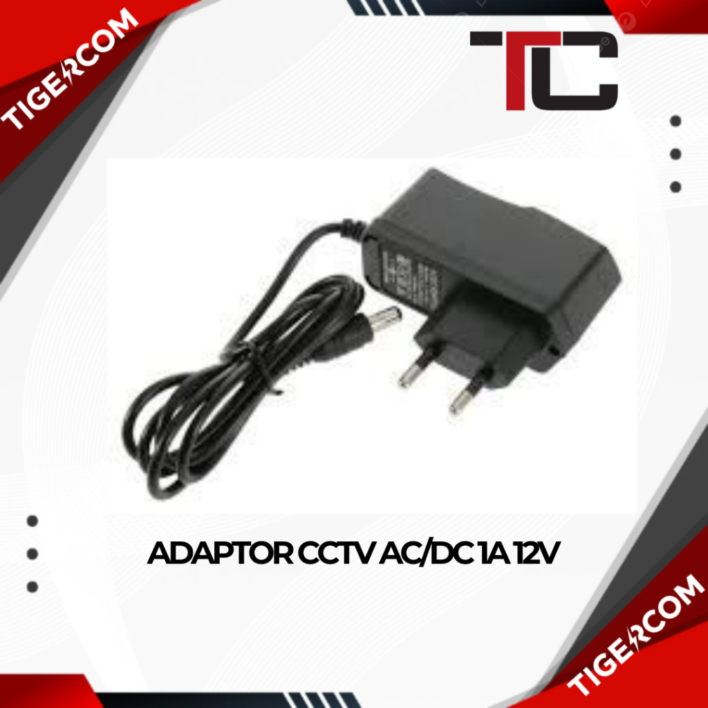 Adaptor CCTV AC/DC 1A 12V