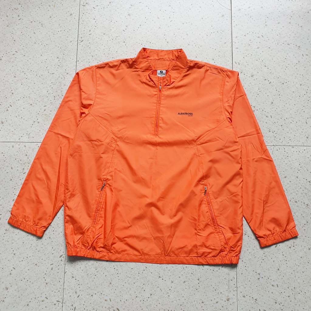 Baju Jaket Windbreaker ALBATROSS / Size 3XL - LD 64 cm / Bekas - Second - Preloved