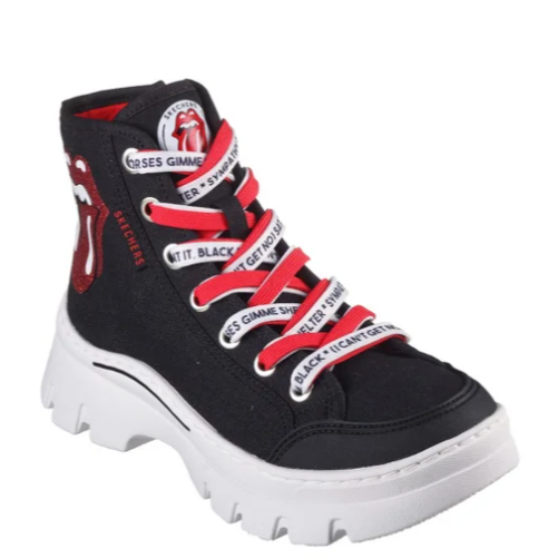 Sepatu Skechers Rolling Stone Women's Sneakers 177967/BKRD - Black