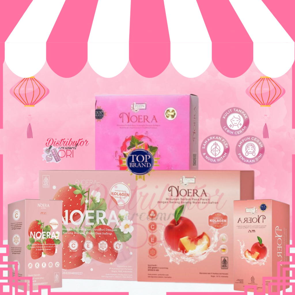 NOERA COLLAGEN DRINK -  Suplemen Pemutih Kulit BPOM Noera Collagen Drink