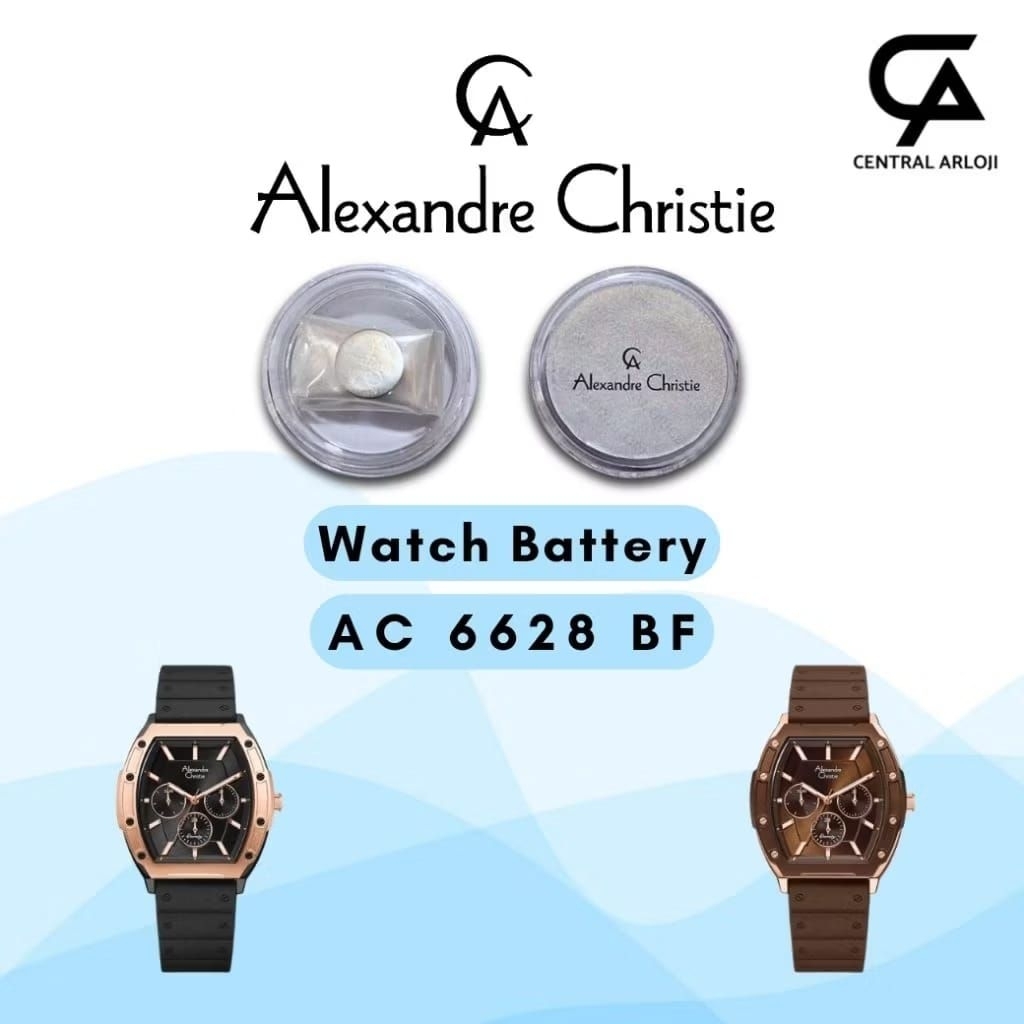 Baterai Jam Tangan Alexandre Christie 6628 BF Original
