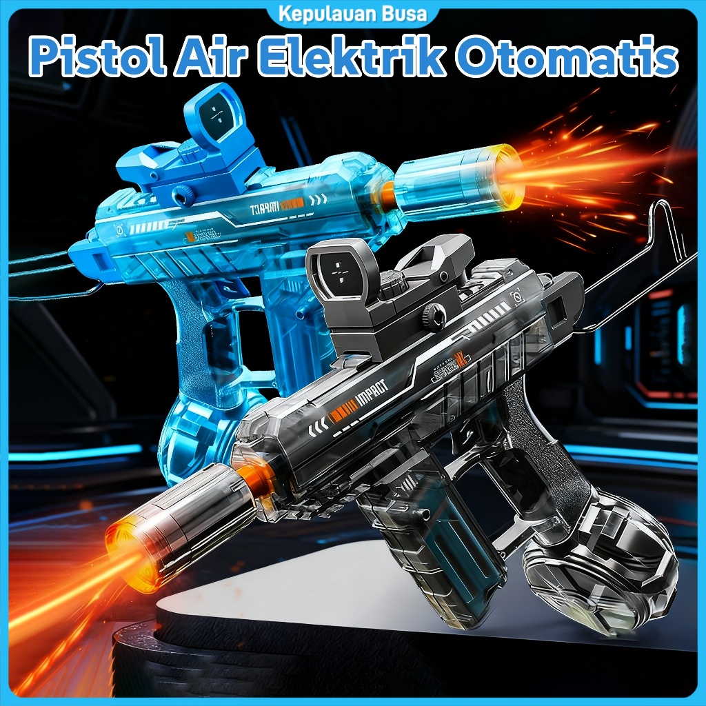 Mainan Pistol Air Elektrik Otomatis