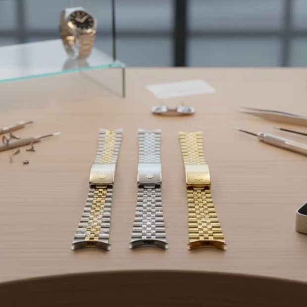 Tali strap Rantai Jam Rolex Date just steinles stell Rantai Jam tangan Rolex