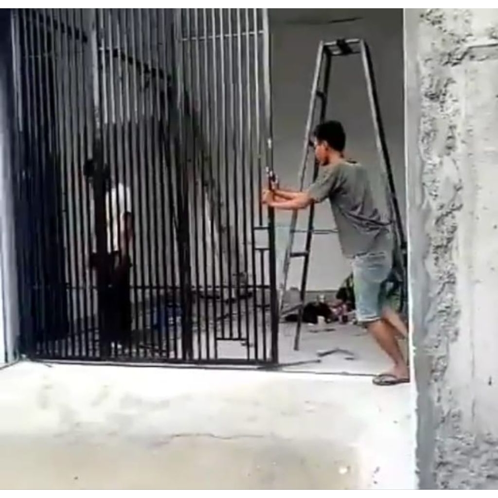 pintu henderson, pintu garasi Blacksteel notmate