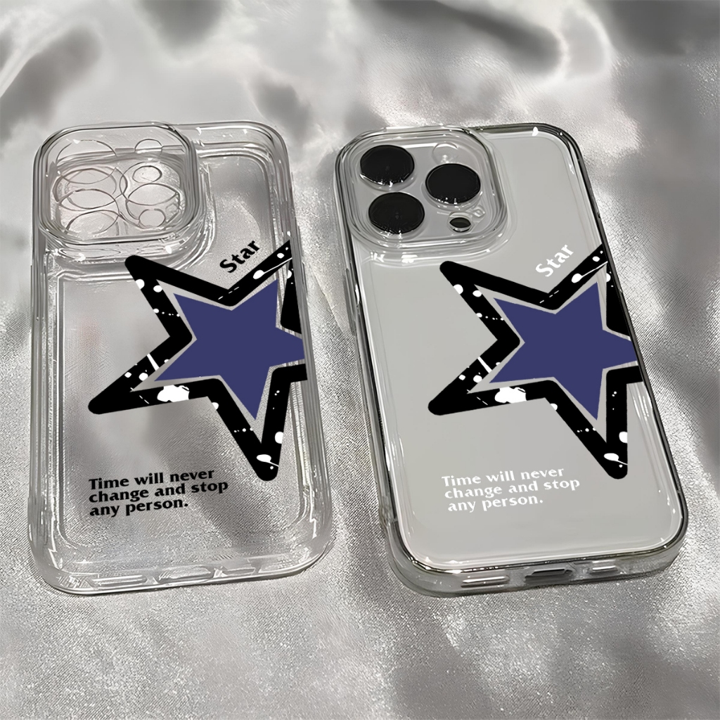 (Q220) Softcase Bintang Glossy Clear Case For Nubia Neo 5G 2 3 3GT ZTE BLADE A36 A56 A55 A54  Terbar