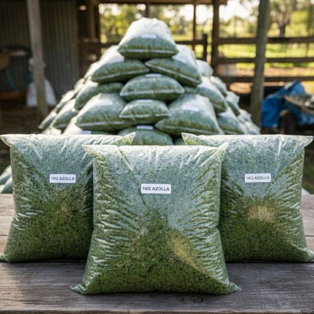 { 1KG } Bibit Azolla Pinnata / Azolla Microphylla Super 1 KG - Pakan Alternatif Ikan & Ternak