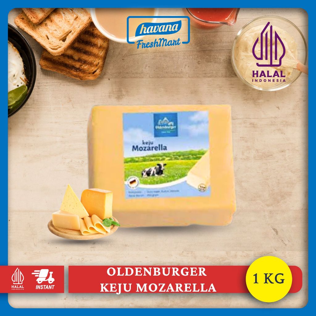 OLDENBURGER Keju Mozarella 1kg