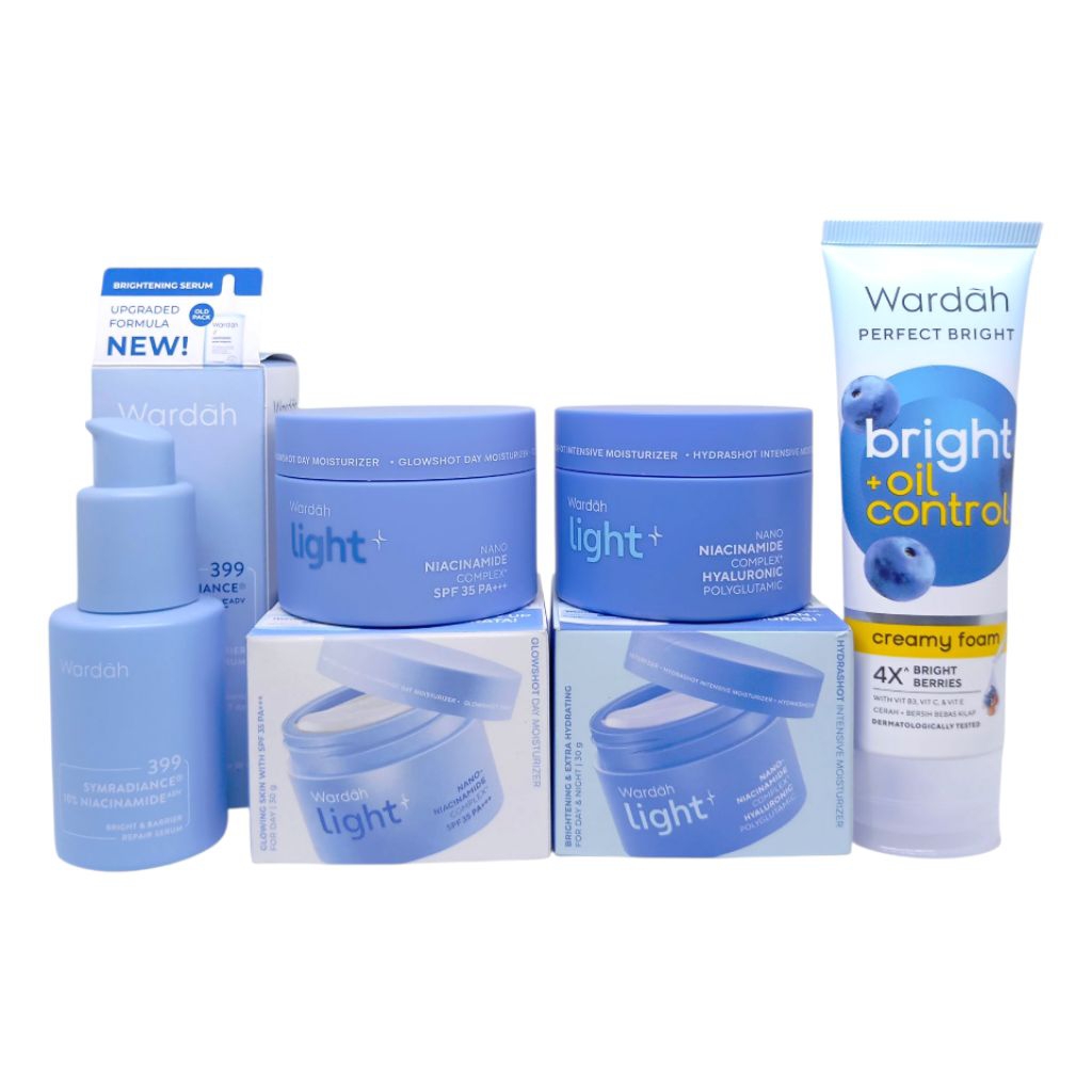 Paket Wardah Lightening Untuk Kulit Berminyak / Paket Wardah Skincare Untuk Kulit Berminyak