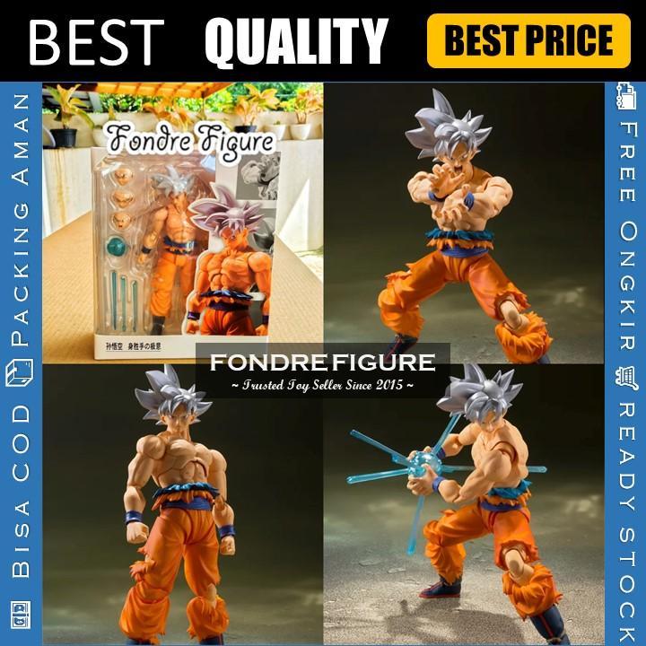 SHF SON GOKU ULTRA INSTINCT SH FIGUARTS SONGOKU DRAGON BALL Z DBZ ACTION FIGURE KWS