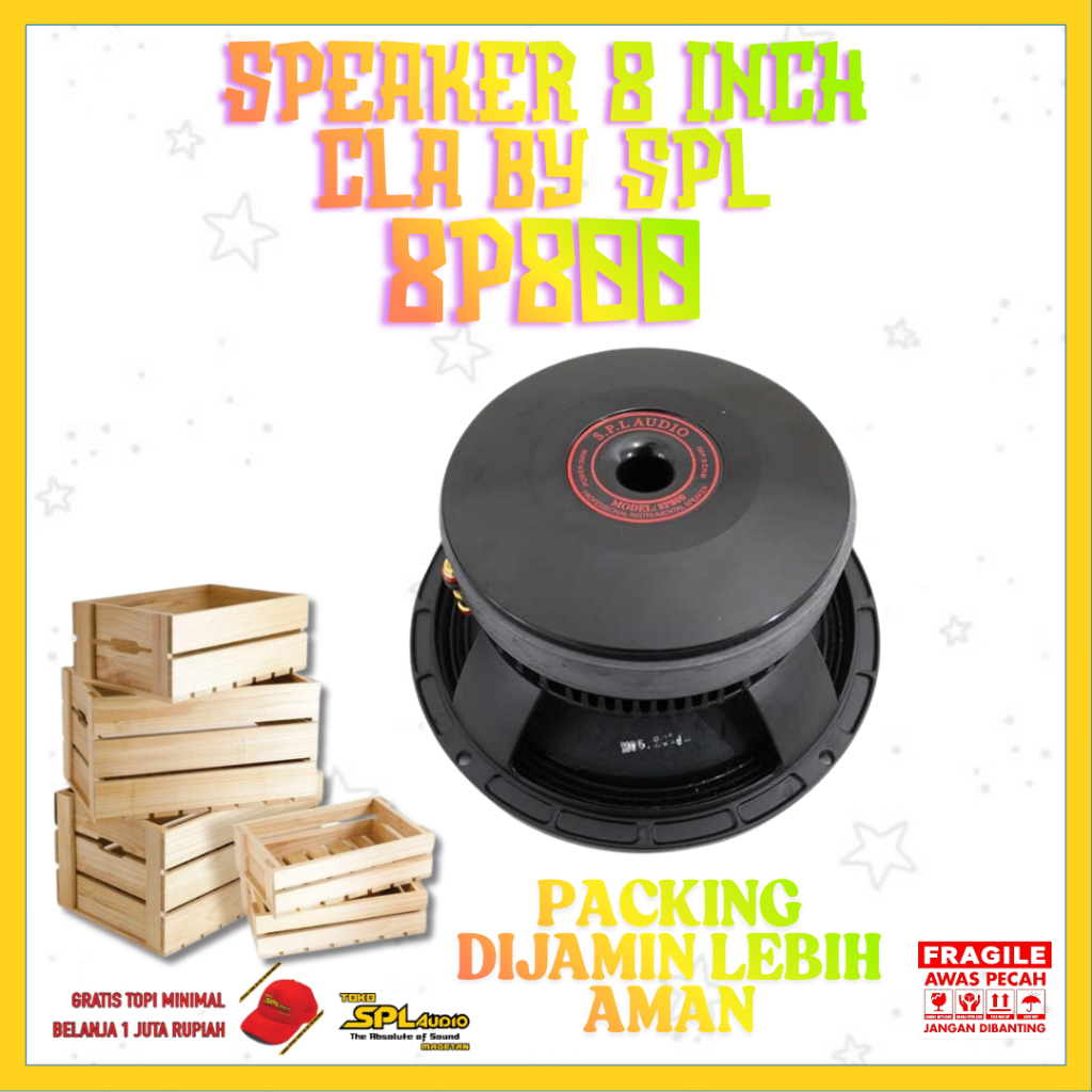 SPL Audio Speaker 8 Inch 8P800