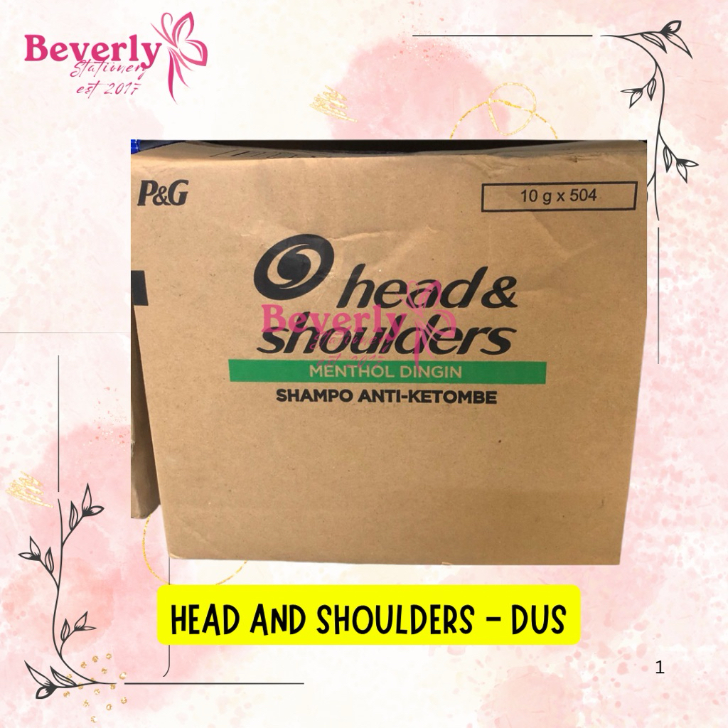 [DUS] SHAMPOO HEAD AND SHOULDERS MENTHOL / SAMPO HEAD&SHOULDERS RENCENG