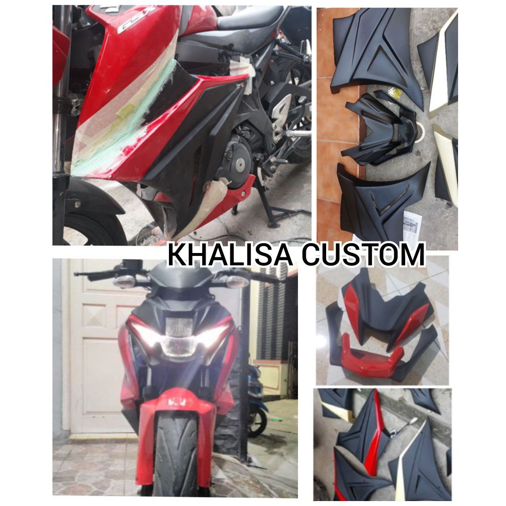 Cover Headlamp Paket Half fairing Suzuki gsx S150
