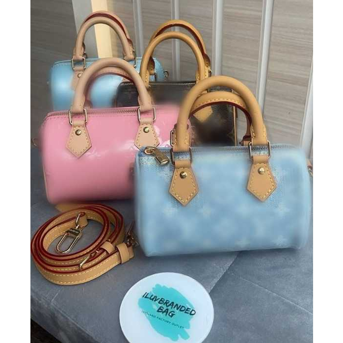 Nano Speedy Monogram/ Empreinte Leather/Calfskin Leather/Denim 16 Sling bag / Hand bag